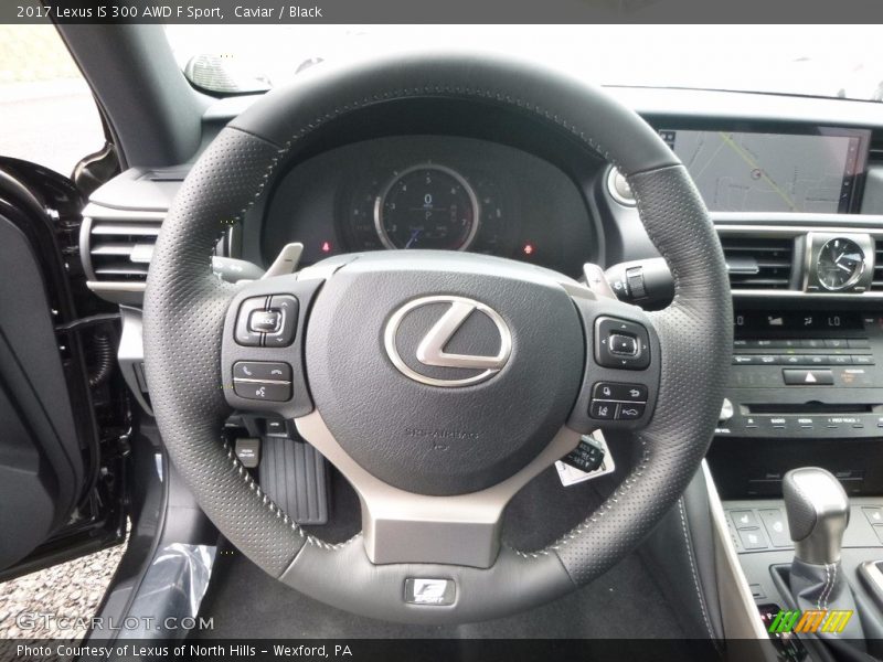 Caviar / Black 2017 Lexus IS 300 AWD F Sport