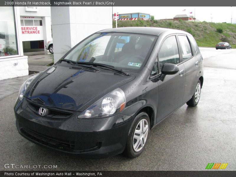 Nighthawk Black Pearl / Black/Grey 2008 Honda Fit Hatchback