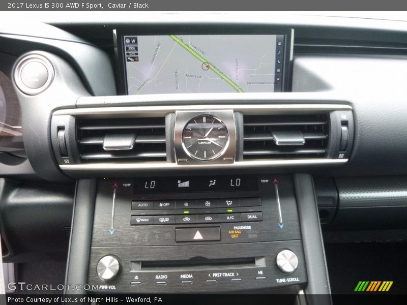 Caviar / Black 2017 Lexus IS 300 AWD F Sport