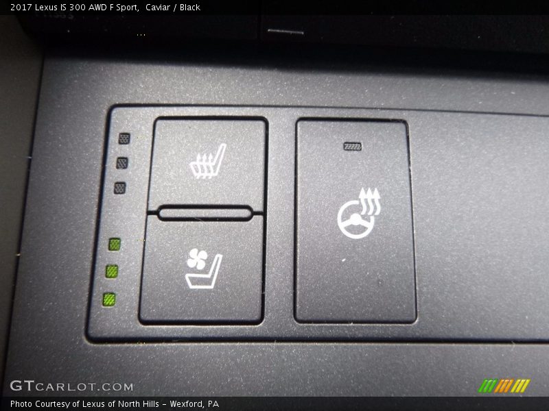 Caviar / Black 2017 Lexus IS 300 AWD F Sport