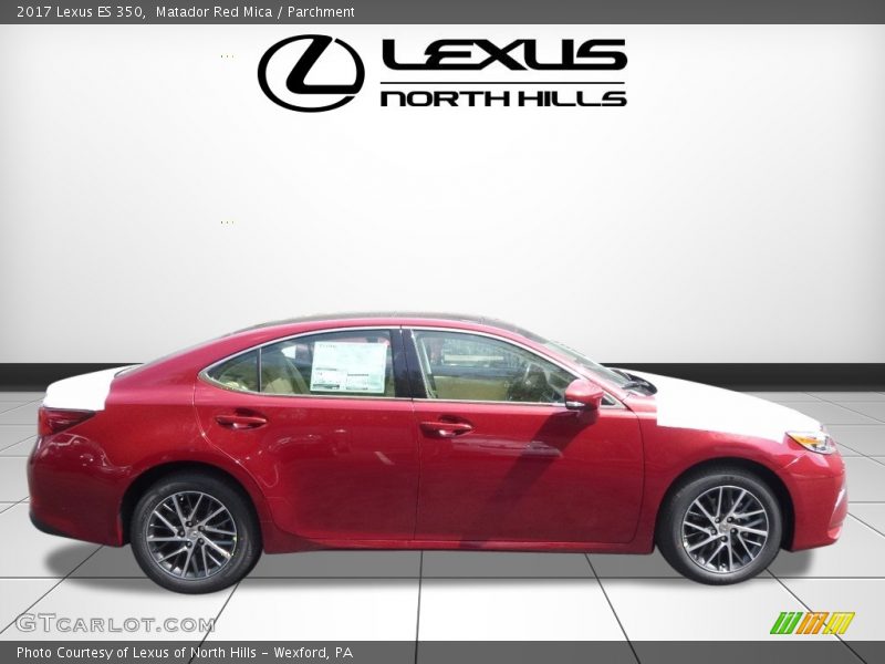 Matador Red Mica / Parchment 2017 Lexus ES 350