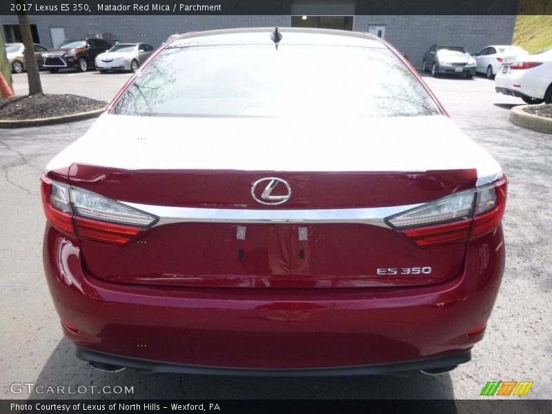 Matador Red Mica / Parchment 2017 Lexus ES 350