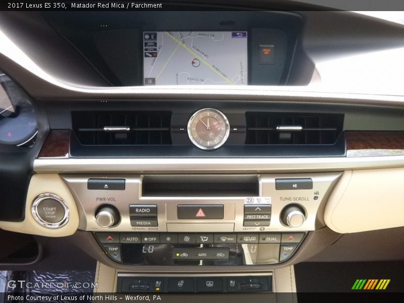 Matador Red Mica / Parchment 2017 Lexus ES 350