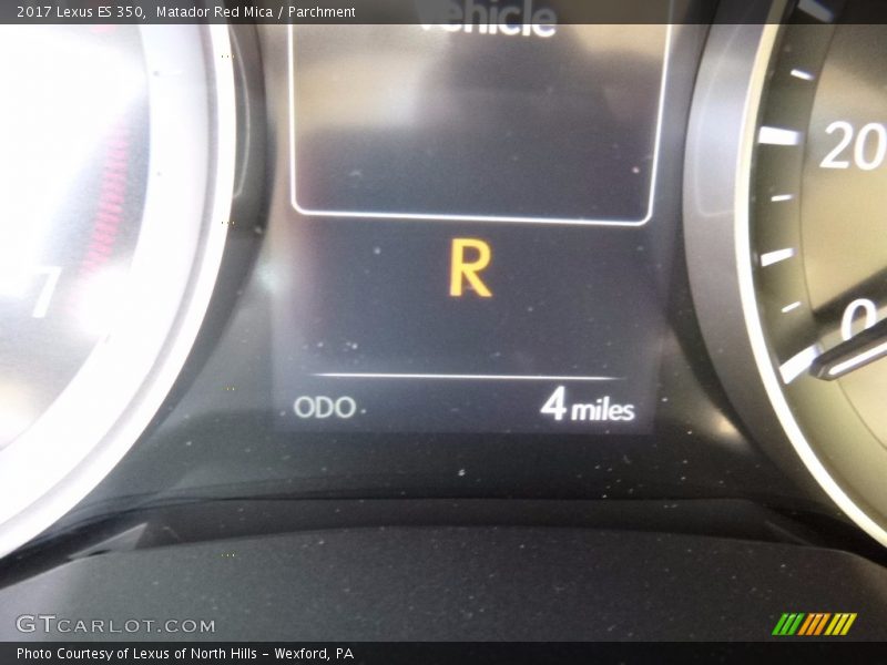 Matador Red Mica / Parchment 2017 Lexus ES 350