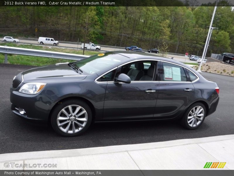 Cyber Gray Metallic / Medium Titanium 2012 Buick Verano FWD