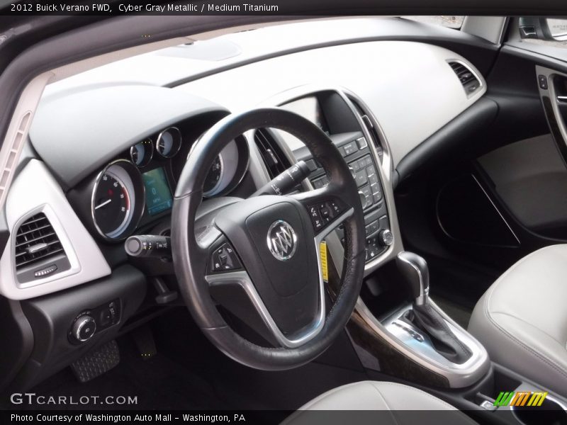 Cyber Gray Metallic / Medium Titanium 2012 Buick Verano FWD
