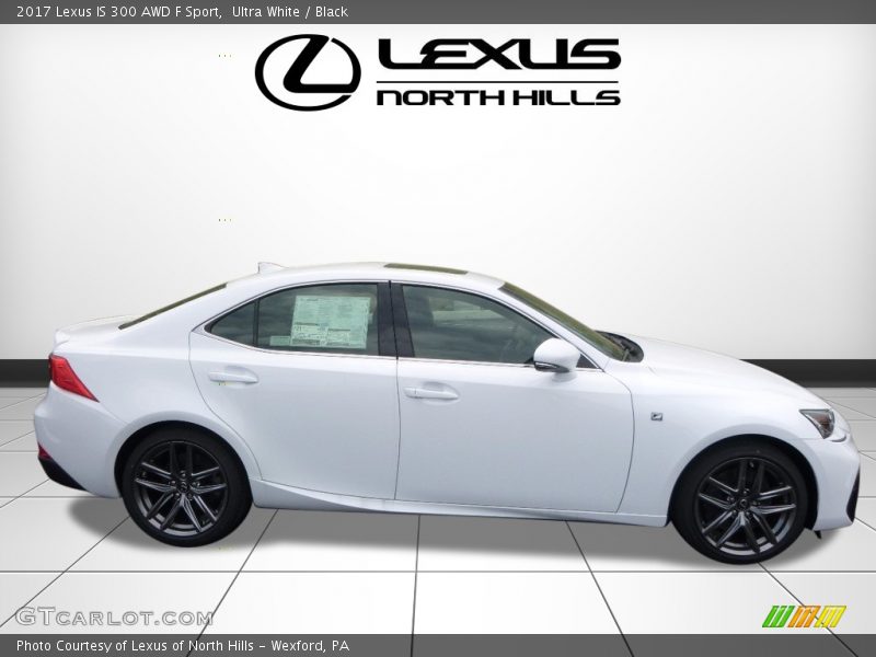 Ultra White / Black 2017 Lexus IS 300 AWD F Sport