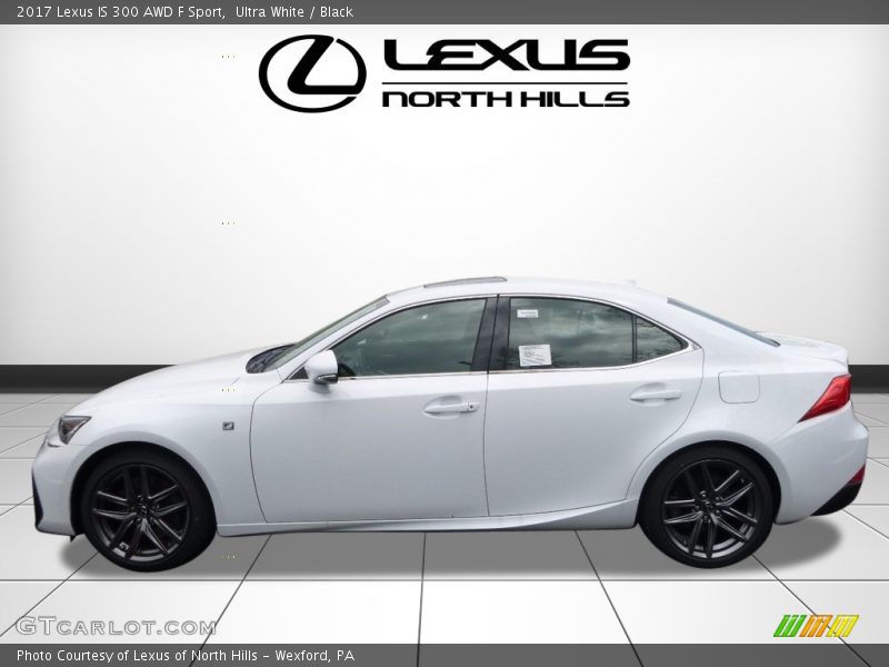 Ultra White / Black 2017 Lexus IS 300 AWD F Sport