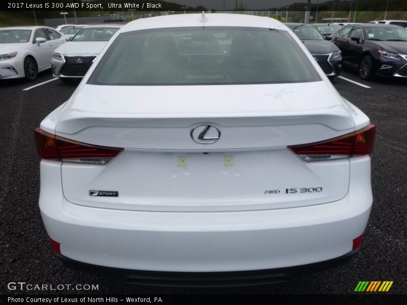 Ultra White / Black 2017 Lexus IS 300 AWD F Sport