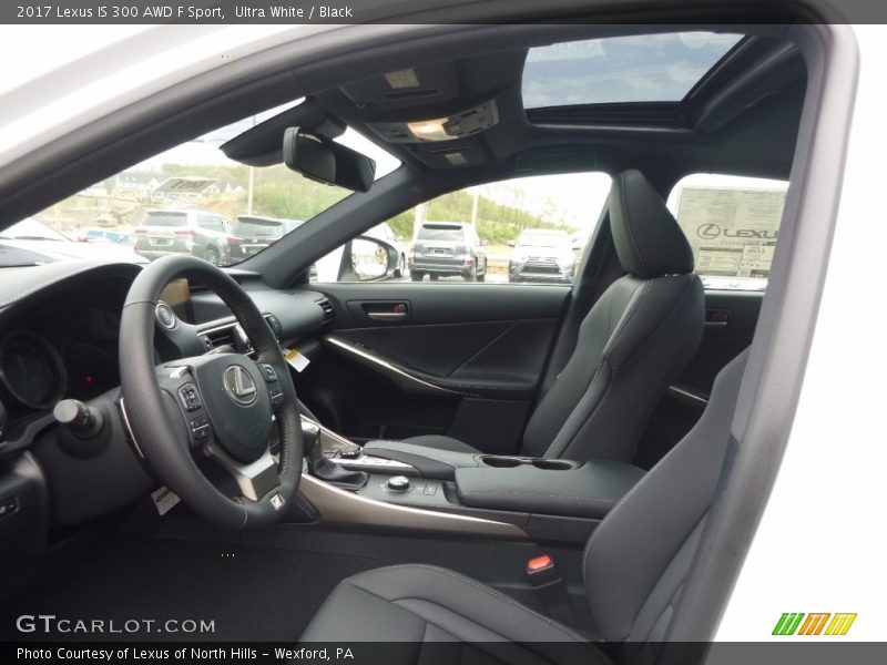 Ultra White / Black 2017 Lexus IS 300 AWD F Sport
