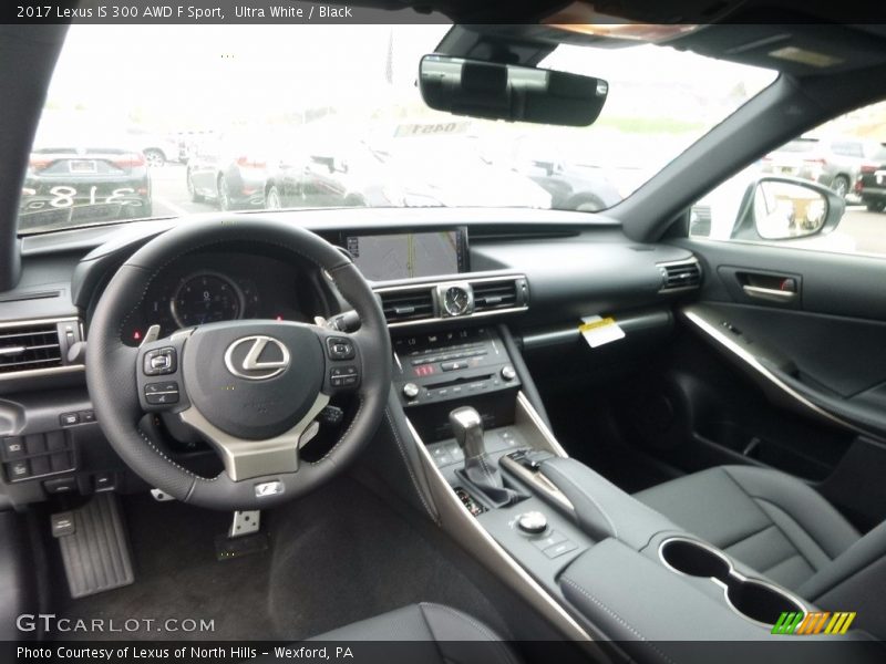 Ultra White / Black 2017 Lexus IS 300 AWD F Sport