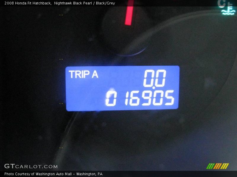 Nighthawk Black Pearl / Black/Grey 2008 Honda Fit Hatchback