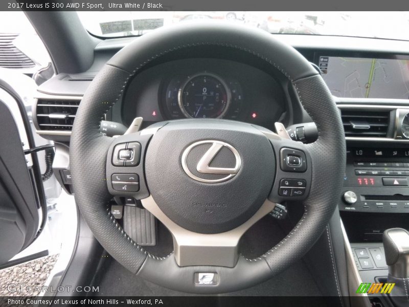 Ultra White / Black 2017 Lexus IS 300 AWD F Sport