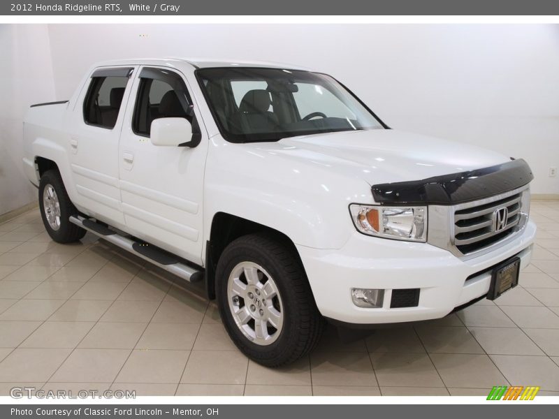 White / Gray 2012 Honda Ridgeline RTS