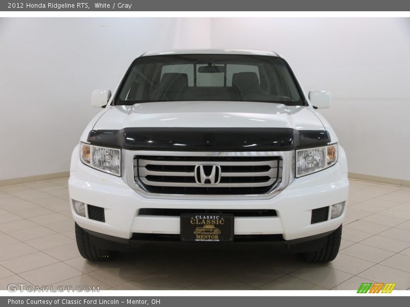 White / Gray 2012 Honda Ridgeline RTS