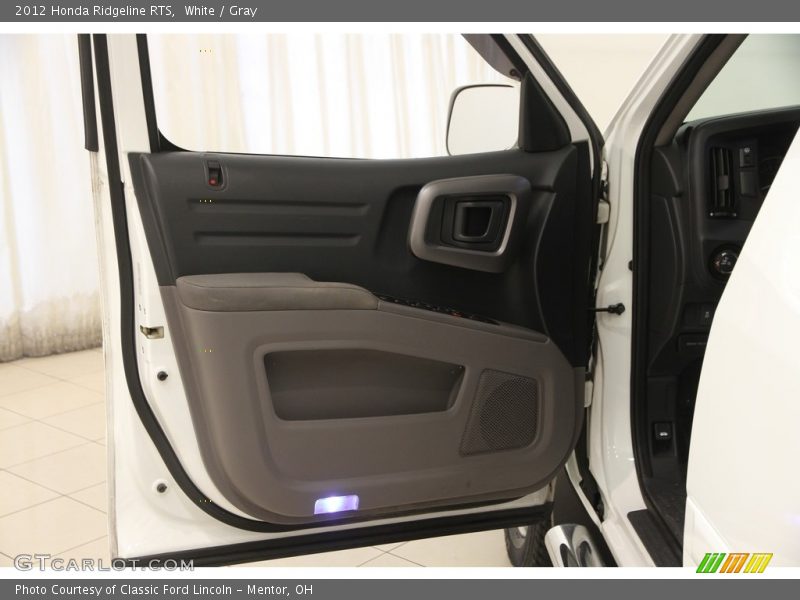 White / Gray 2012 Honda Ridgeline RTS