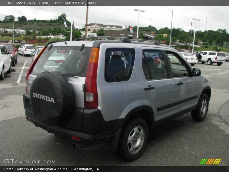 Satin Silver Metallic / Black 2002 Honda CR-V LX 4WD
