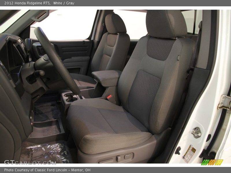 White / Gray 2012 Honda Ridgeline RTS