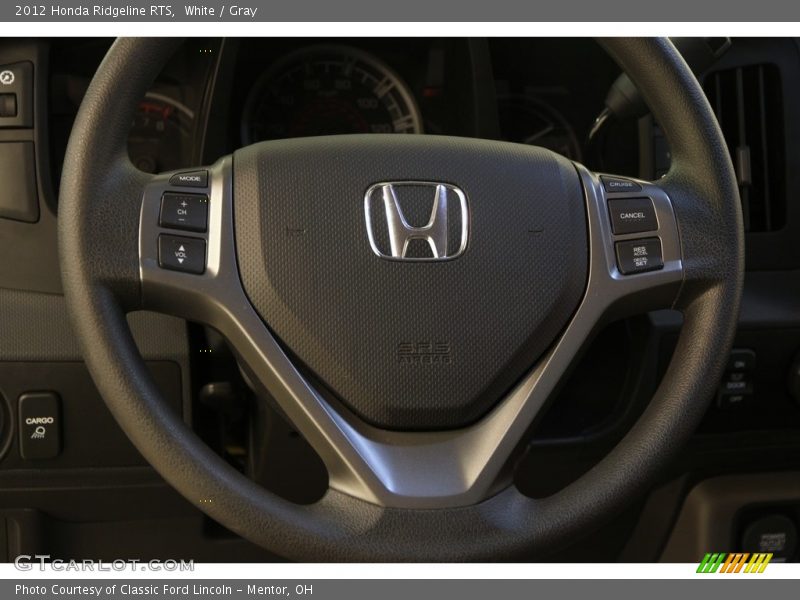 White / Gray 2012 Honda Ridgeline RTS