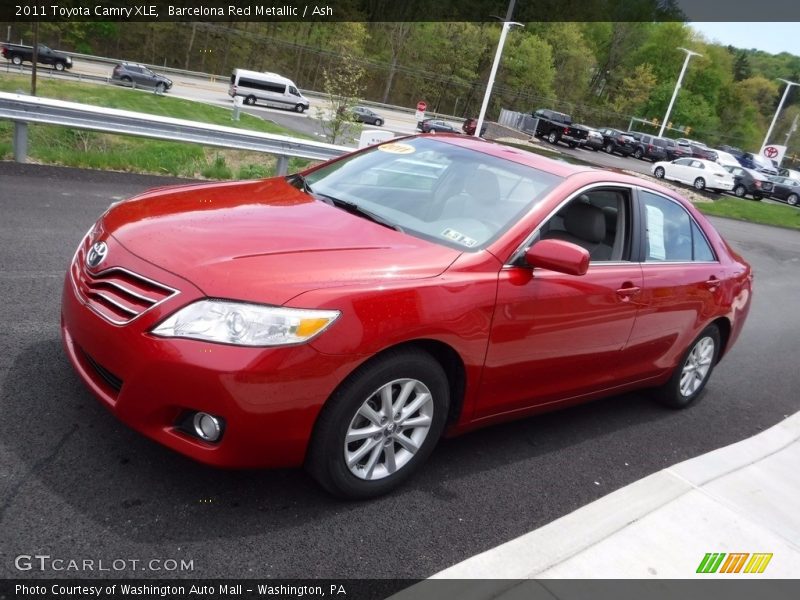 Barcelona Red Metallic / Ash 2011 Toyota Camry XLE