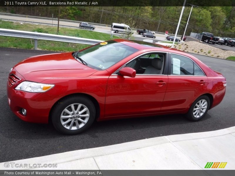 Barcelona Red Metallic / Ash 2011 Toyota Camry XLE