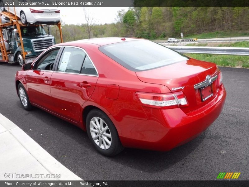 Barcelona Red Metallic / Ash 2011 Toyota Camry XLE