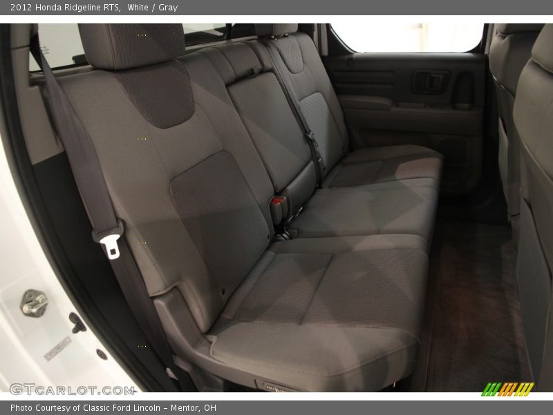 White / Gray 2012 Honda Ridgeline RTS