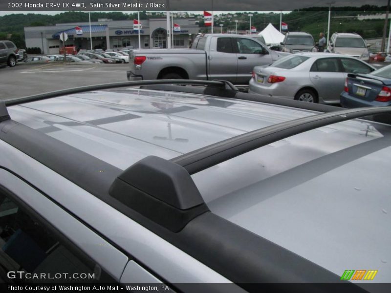 Satin Silver Metallic / Black 2002 Honda CR-V LX 4WD