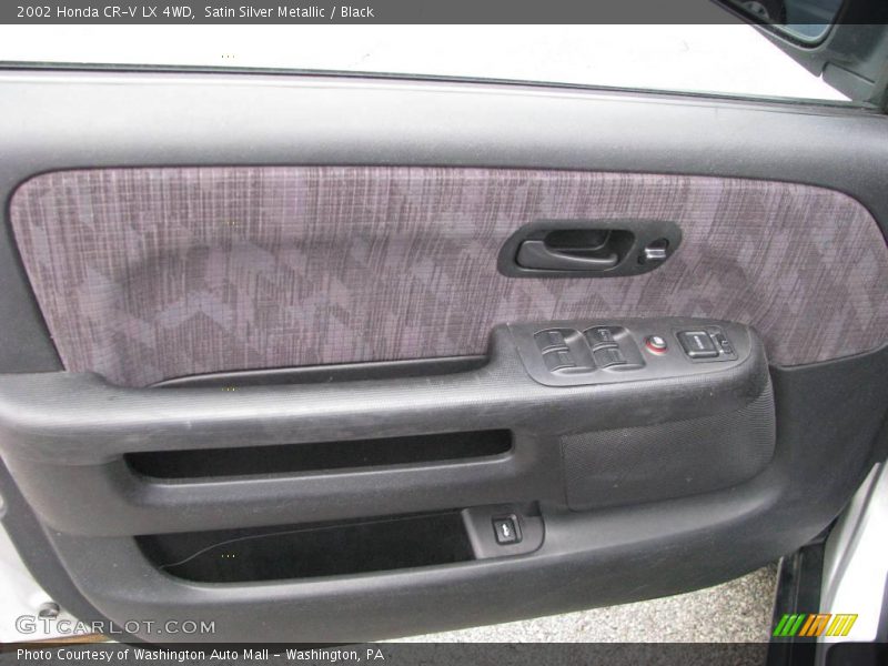 Satin Silver Metallic / Black 2002 Honda CR-V LX 4WD