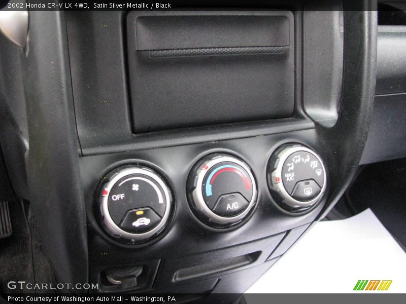 Satin Silver Metallic / Black 2002 Honda CR-V LX 4WD