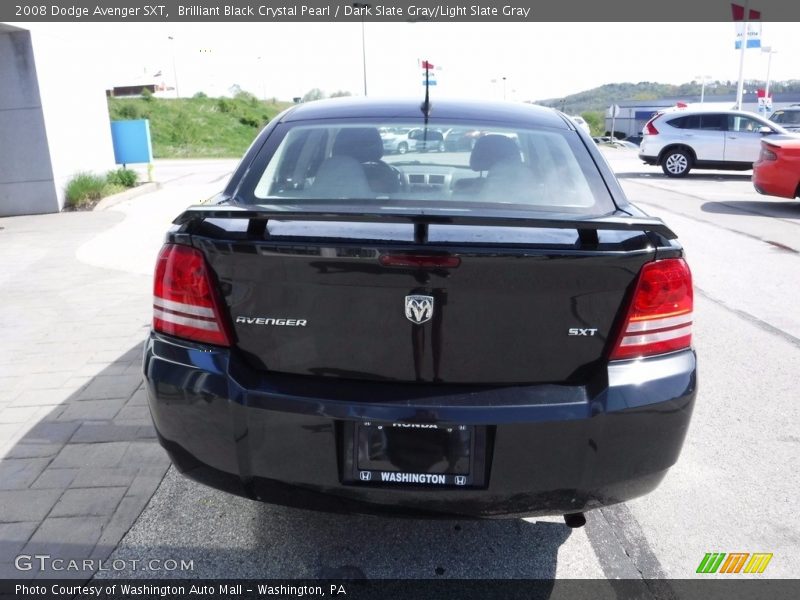 Brilliant Black Crystal Pearl / Dark Slate Gray/Light Slate Gray 2008 Dodge Avenger SXT