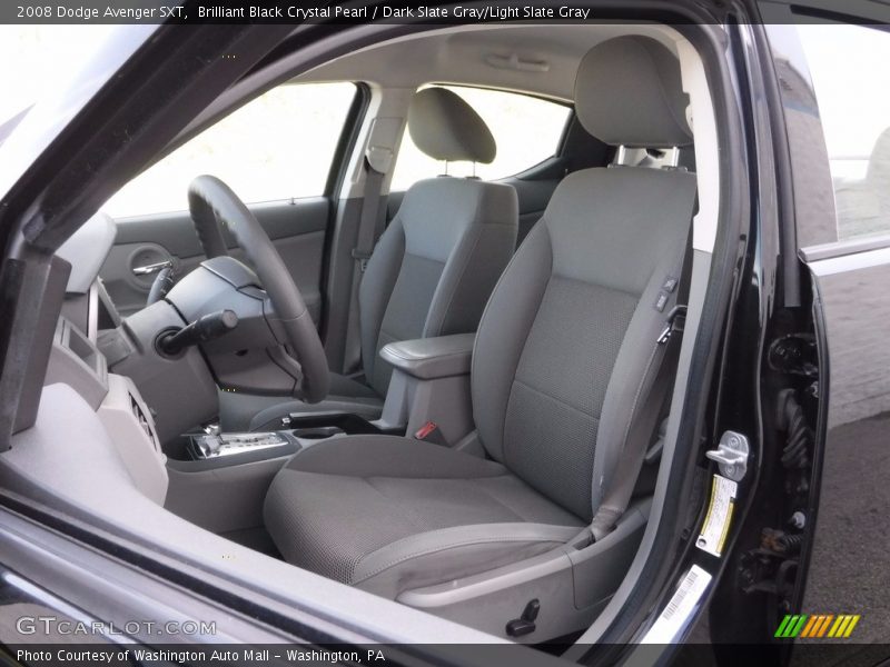 Brilliant Black Crystal Pearl / Dark Slate Gray/Light Slate Gray 2008 Dodge Avenger SXT