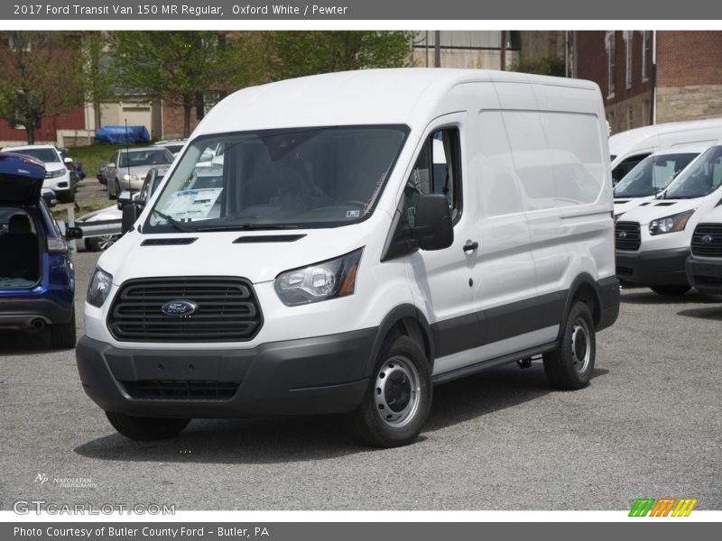 Oxford White / Pewter 2017 Ford Transit Van 150 MR Regular