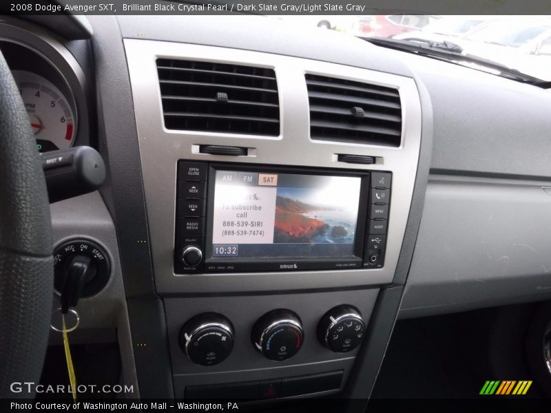 Brilliant Black Crystal Pearl / Dark Slate Gray/Light Slate Gray 2008 Dodge Avenger SXT