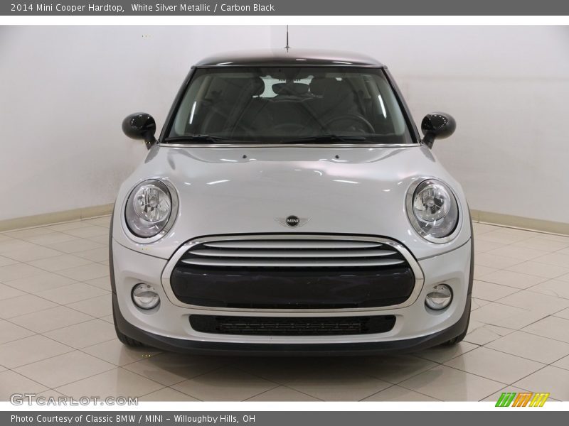 White Silver Metallic / Carbon Black 2014 Mini Cooper Hardtop