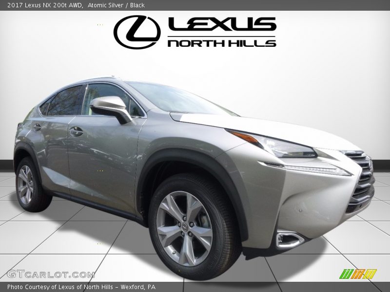Atomic Silver / Black 2017 Lexus NX 200t AWD