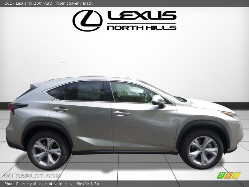 Atomic Silver / Black 2017 Lexus NX 200t AWD