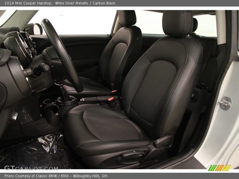 White Silver Metallic / Carbon Black 2014 Mini Cooper Hardtop