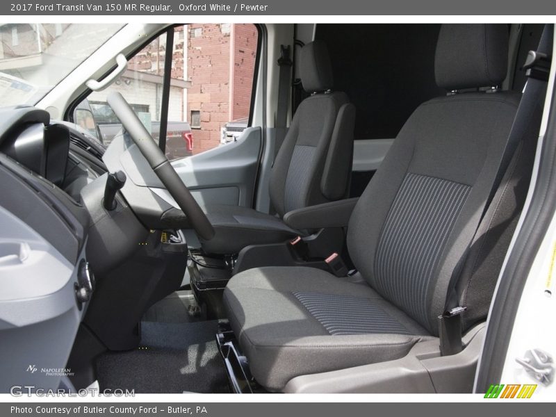 Oxford White / Pewter 2017 Ford Transit Van 150 MR Regular