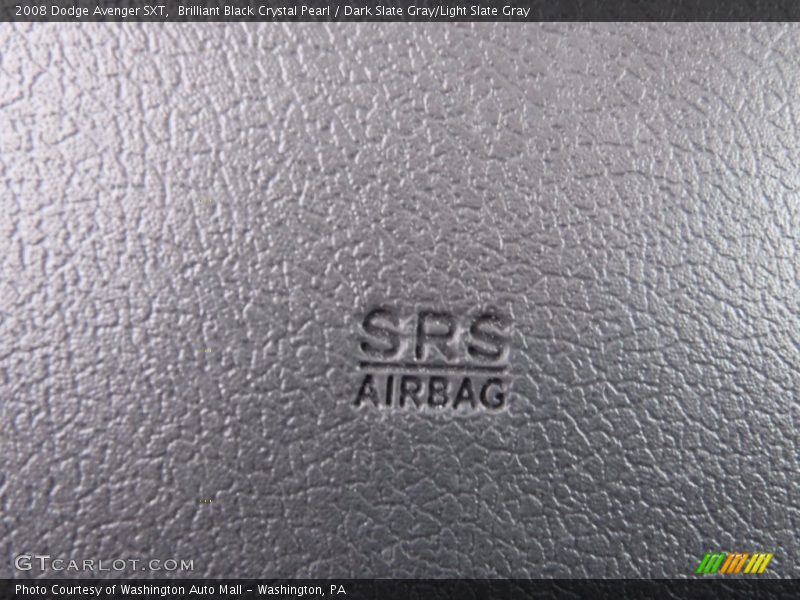 Brilliant Black Crystal Pearl / Dark Slate Gray/Light Slate Gray 2008 Dodge Avenger SXT