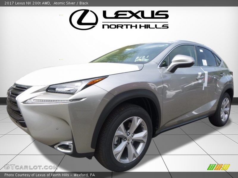 Atomic Silver / Black 2017 Lexus NX 200t AWD
