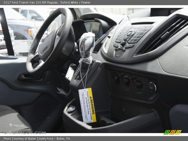 Oxford White / Pewter 2017 Ford Transit Van 150 MR Regular