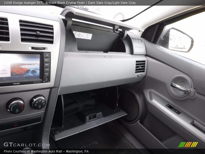 Brilliant Black Crystal Pearl / Dark Slate Gray/Light Slate Gray 2008 Dodge Avenger SXT