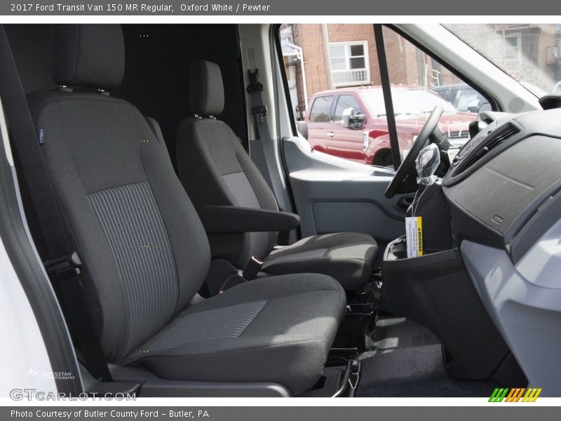 Oxford White / Pewter 2017 Ford Transit Van 150 MR Regular