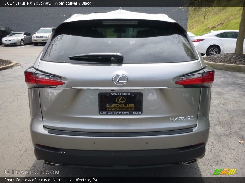 Atomic Silver / Black 2017 Lexus NX 200t AWD
