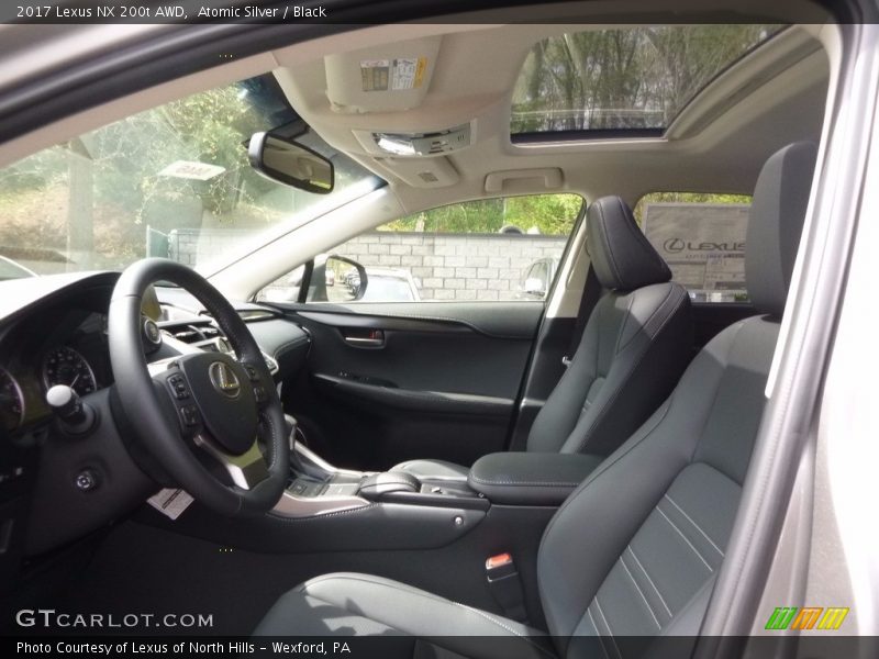 Atomic Silver / Black 2017 Lexus NX 200t AWD
