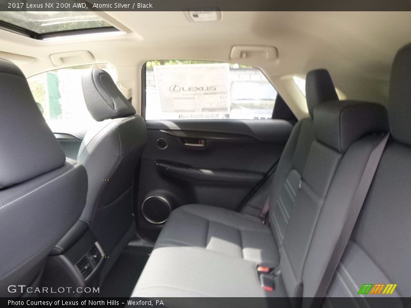 Atomic Silver / Black 2017 Lexus NX 200t AWD
