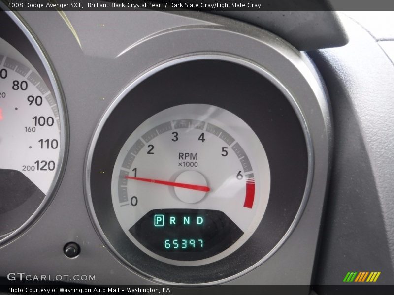Brilliant Black Crystal Pearl / Dark Slate Gray/Light Slate Gray 2008 Dodge Avenger SXT