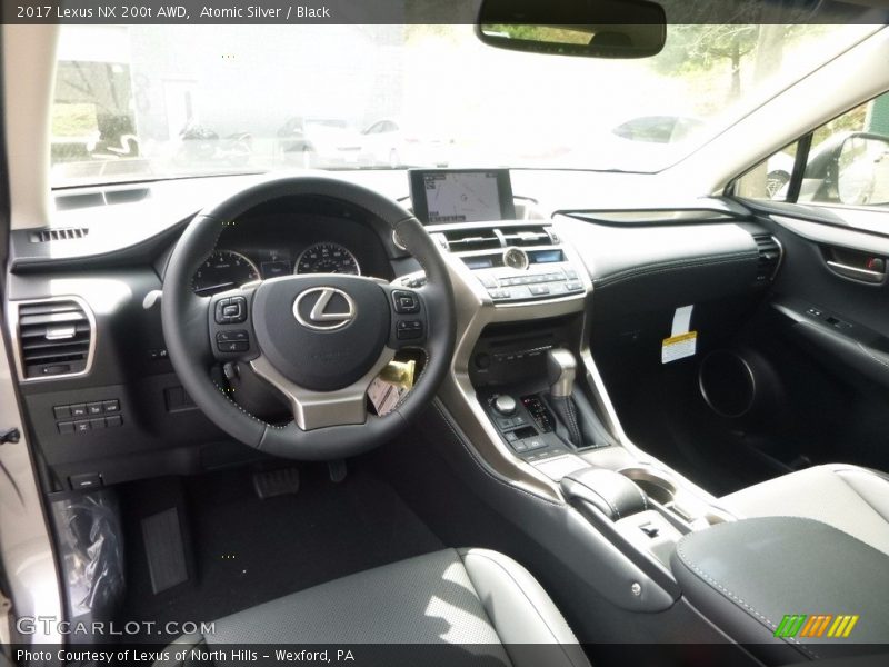 Atomic Silver / Black 2017 Lexus NX 200t AWD