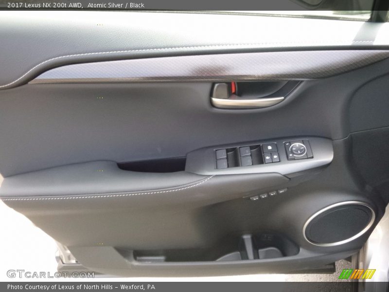 Atomic Silver / Black 2017 Lexus NX 200t AWD